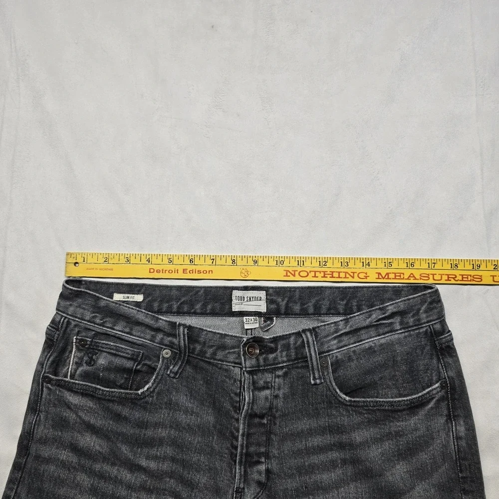 Todd Snyder Selvedge Denim Jeans Men Size 32x30 Grey - Picture 5 of 14